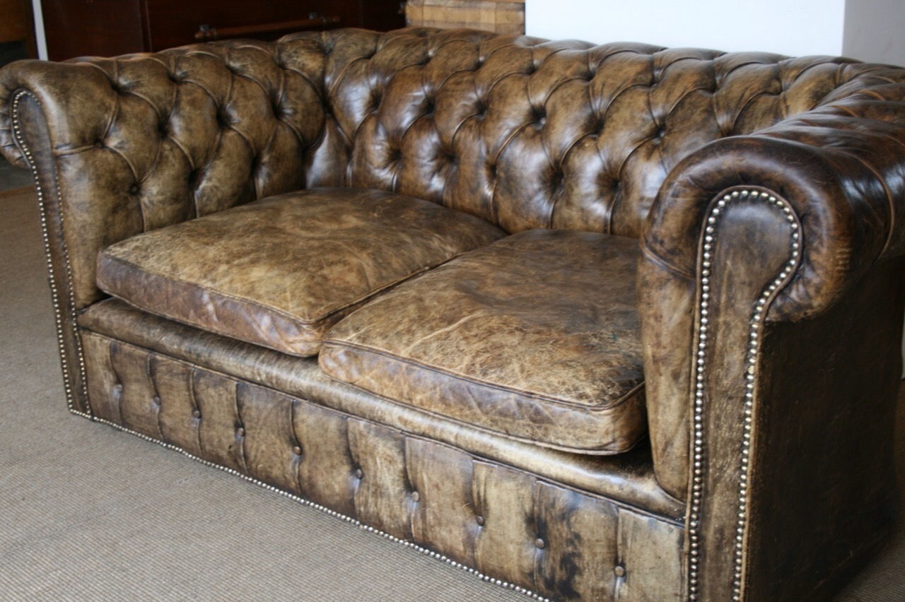 Leather Chesterfield Sofa SOLD