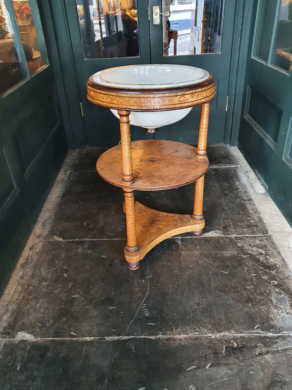 Burr Ash Washstand SOLD