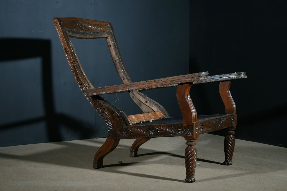 Colonial 19th century Planters Chair SOLD