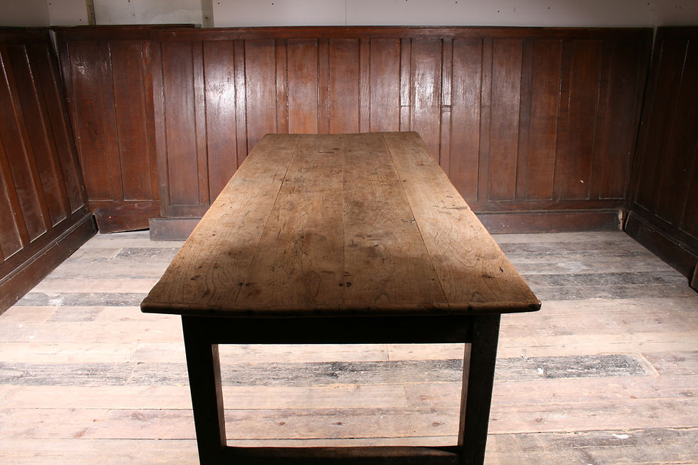 Thumbnail: Georgian Elm Farmhouse Table SOLD