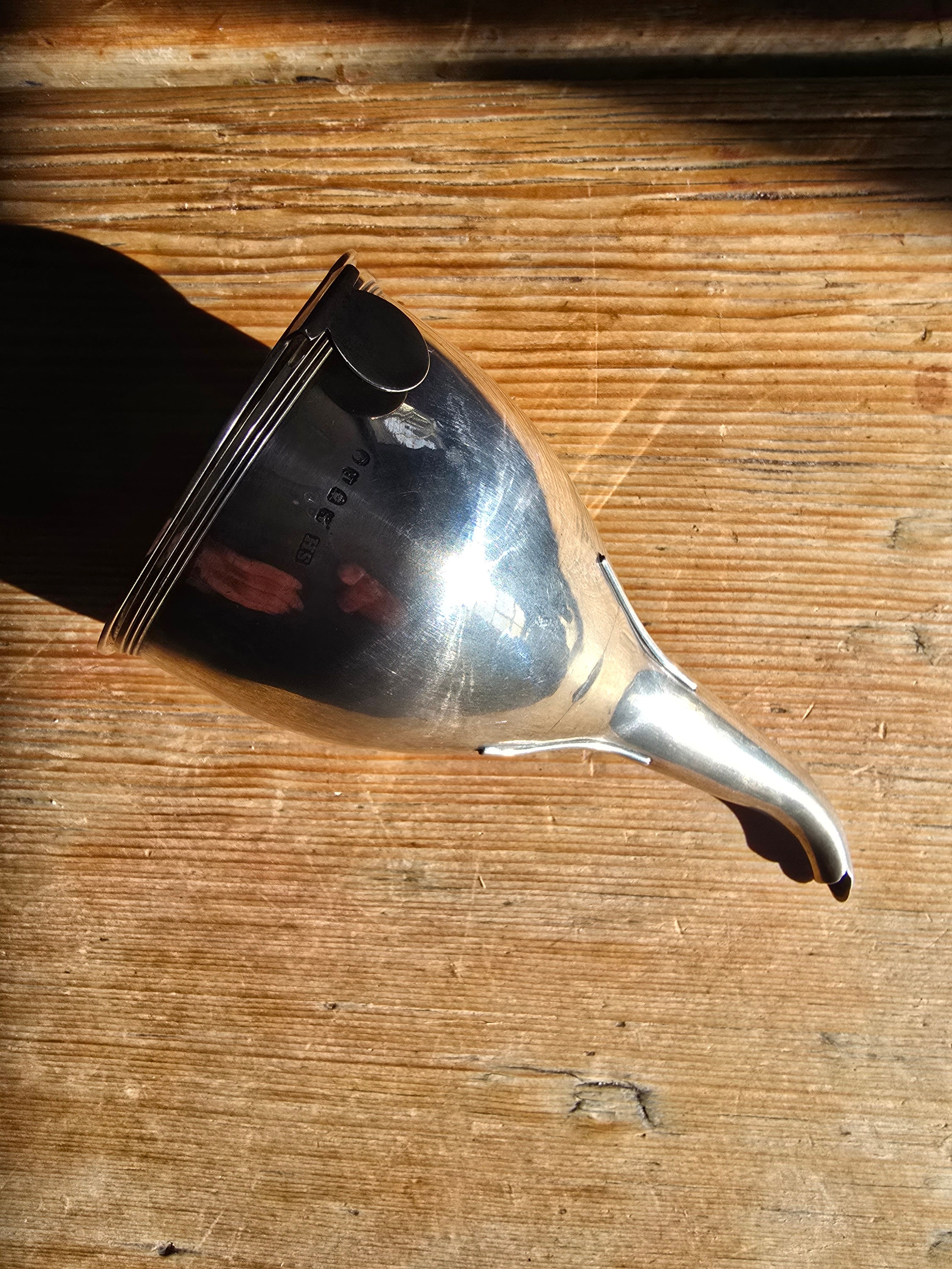 Georgian Silver Wine Funnel  London 'Solomon Hougham' 1812