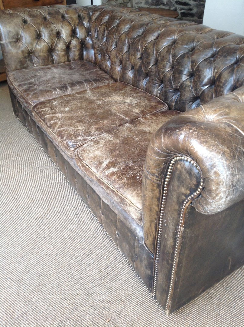 Leather Chesterfield Sofa SOLD