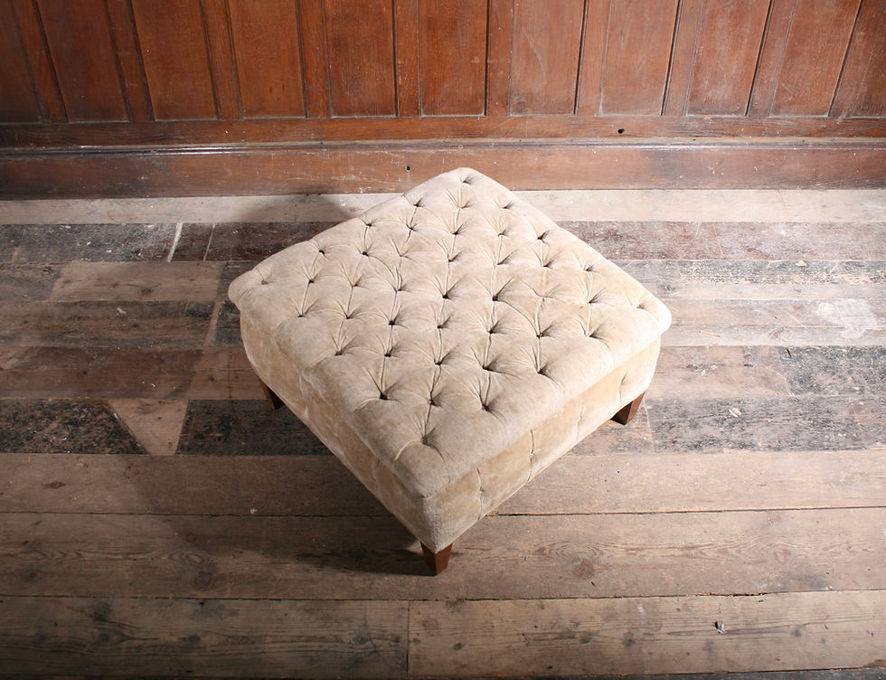 Thumbnail: Batistin Spade Stool or Ottoman SOLD