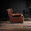 Thumbnail: English Leather Wing Chair SOLD