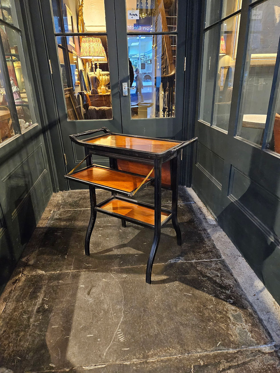 Thumbnail: Original Ebonised Aesthetic Movement Table SOLD