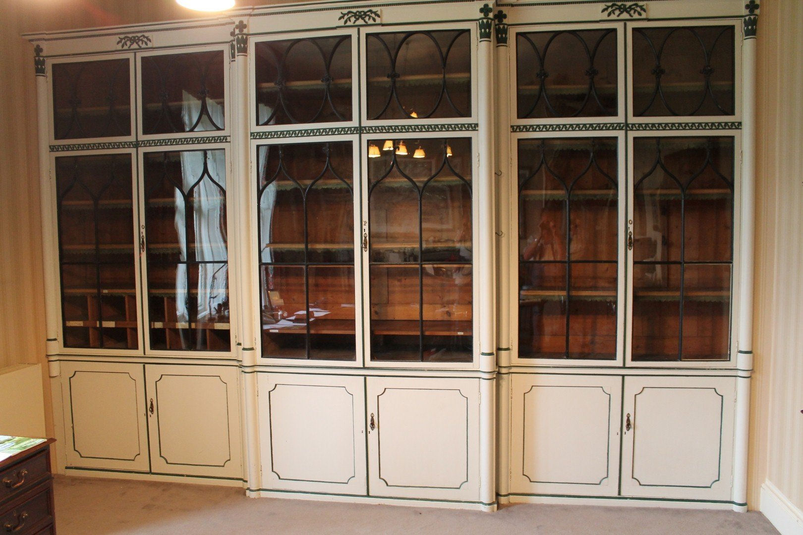 Gothic Pine Bookcase SOLD