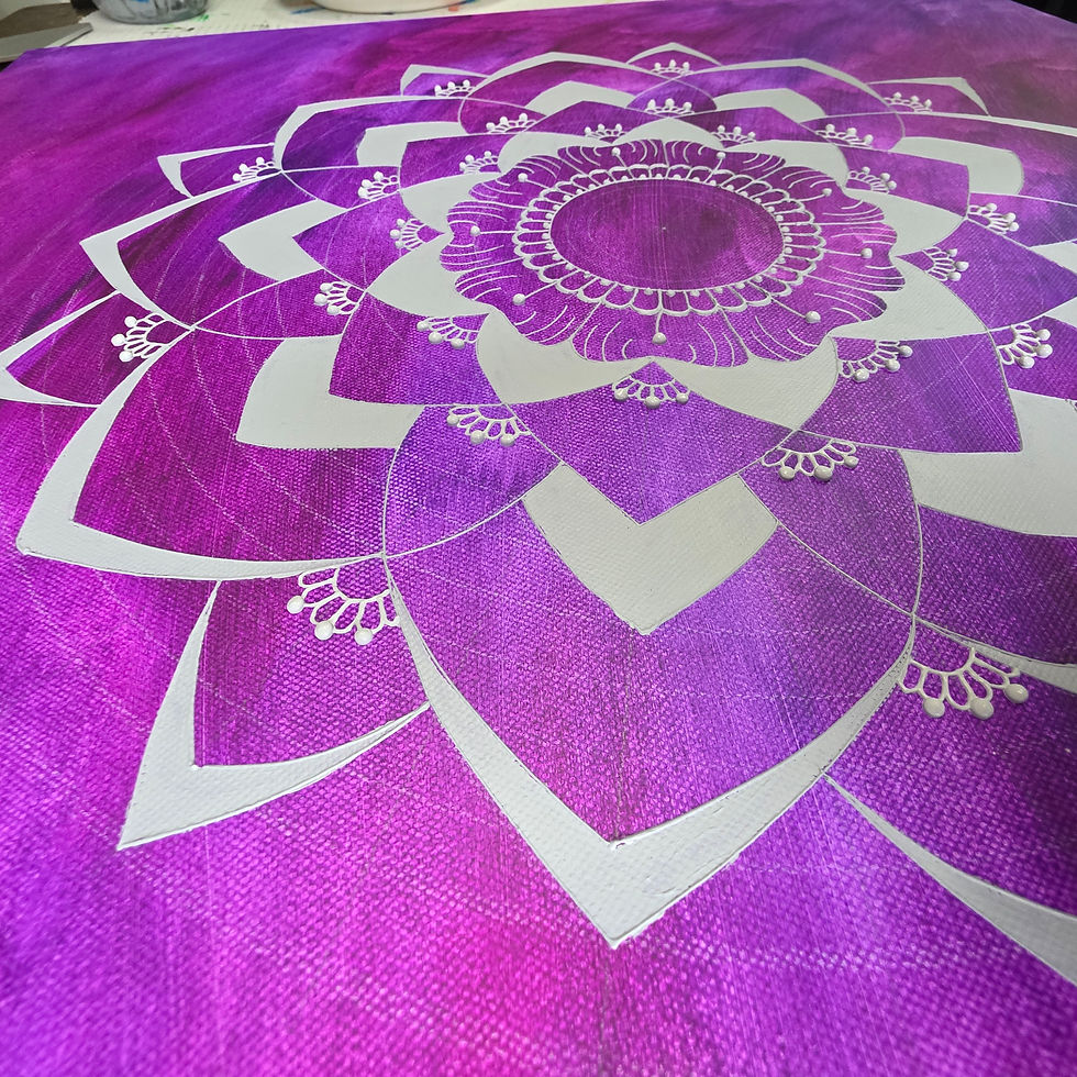 Amethyst Haze, in Acrylic