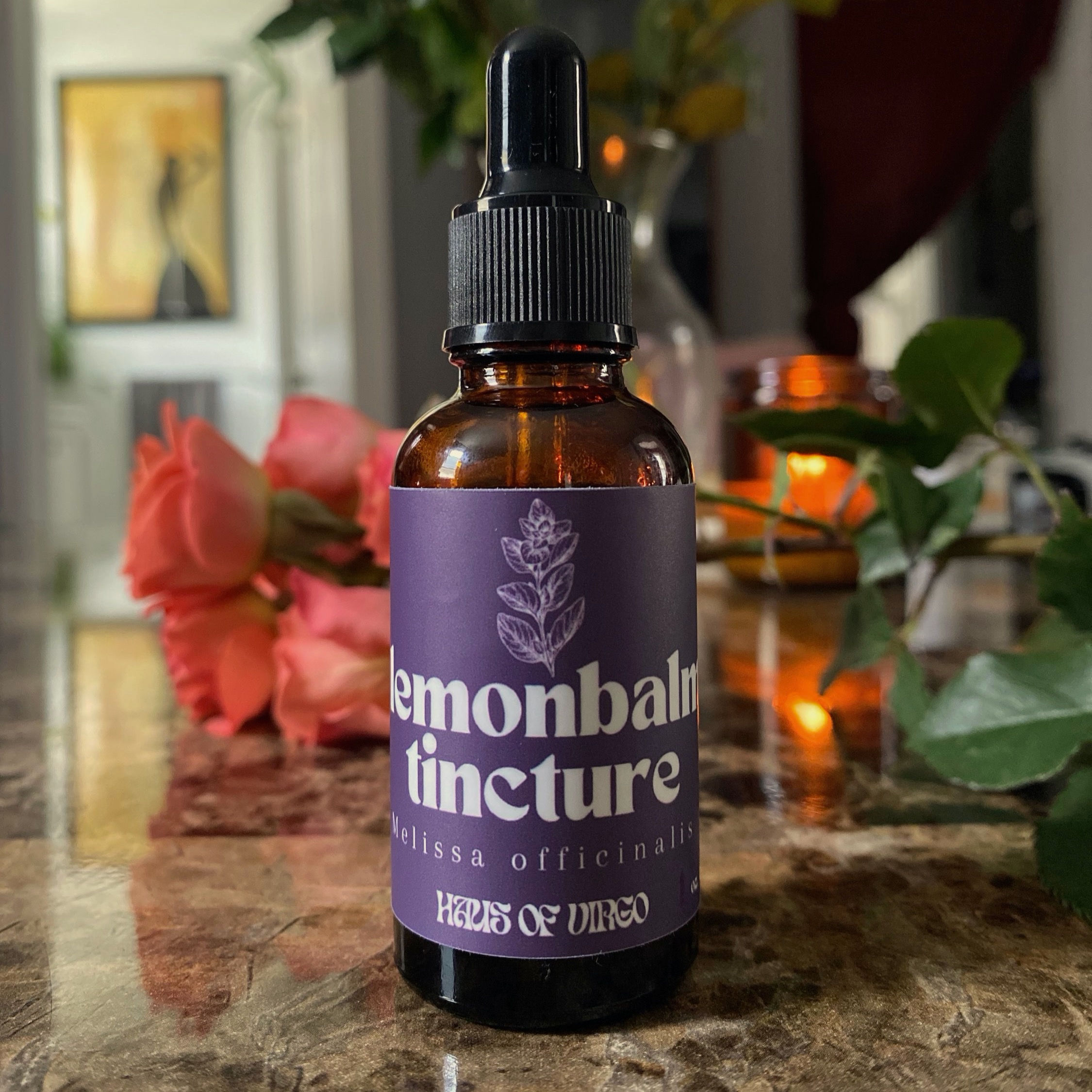 1 ounce lemonbalm tincture  by haus of virgo