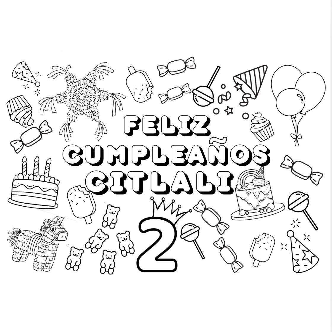 Personlized Birthday Poster