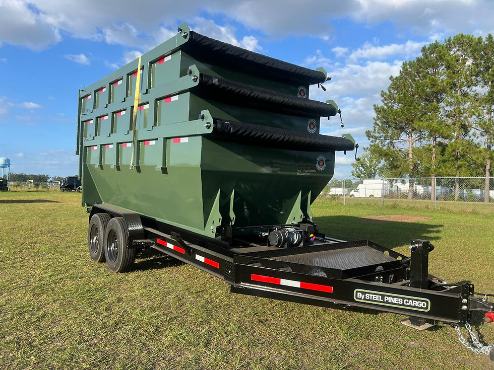 Thumbnail: 7x14 Roll Off Dump Trailer