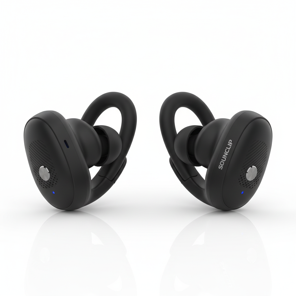 Open Ear Clip-On Sports Earbuds