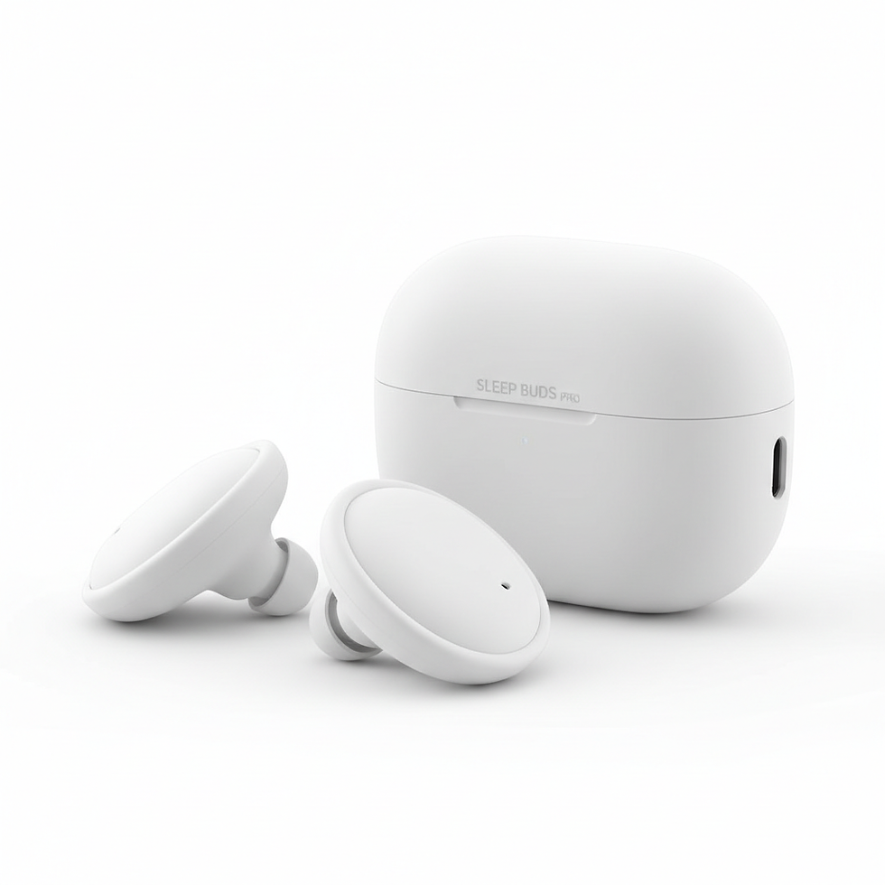 Ultra-Flat Sleep Earbuds for Side Sleepers