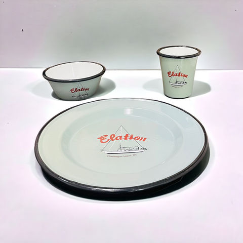 Custom Enamel Camp Set