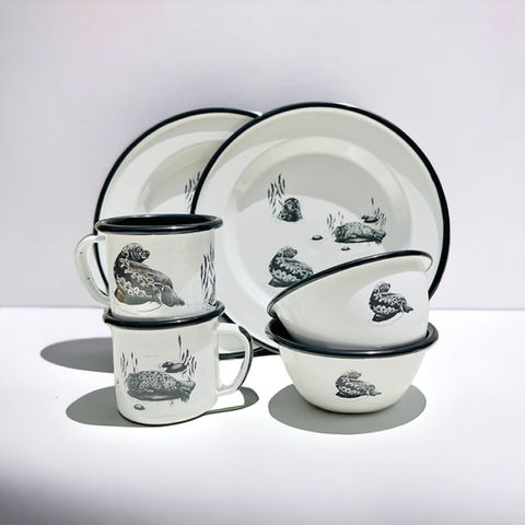 Custom Enamelware Camp Set