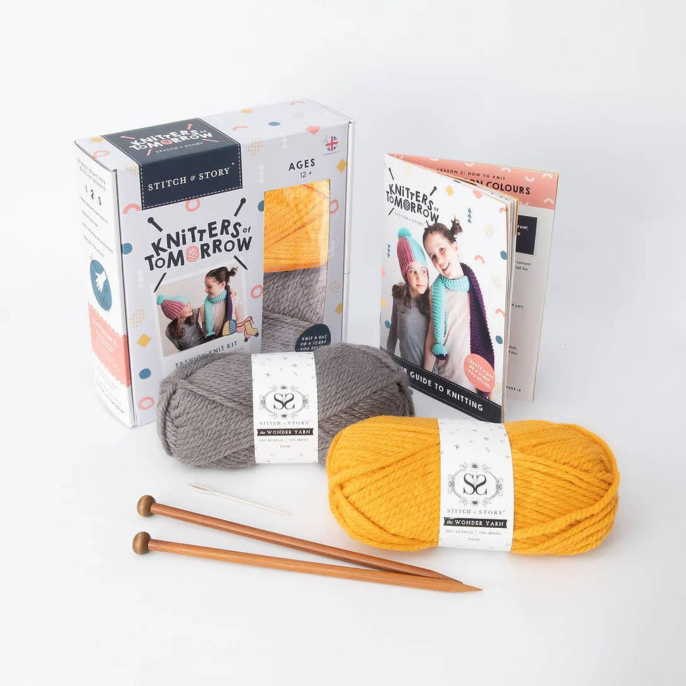 Thumbnail: Childrens Beginners Knitting Kit