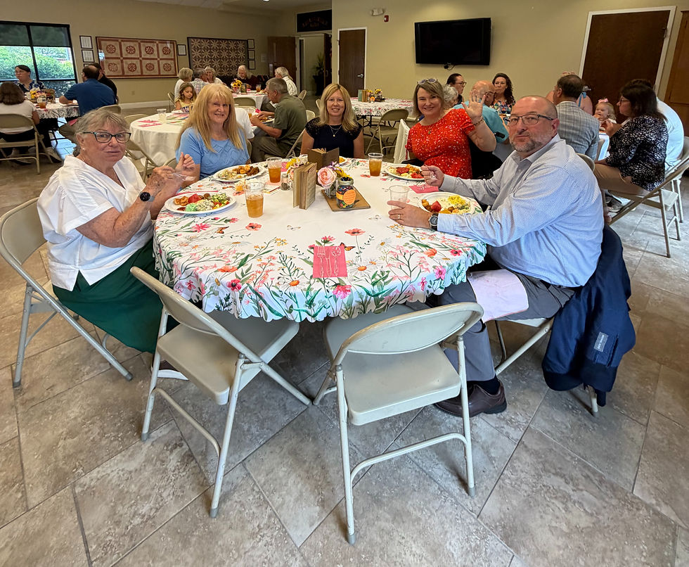 Jennie Adams, Brenda & Pam Hardison and Deb & Blake Harrell