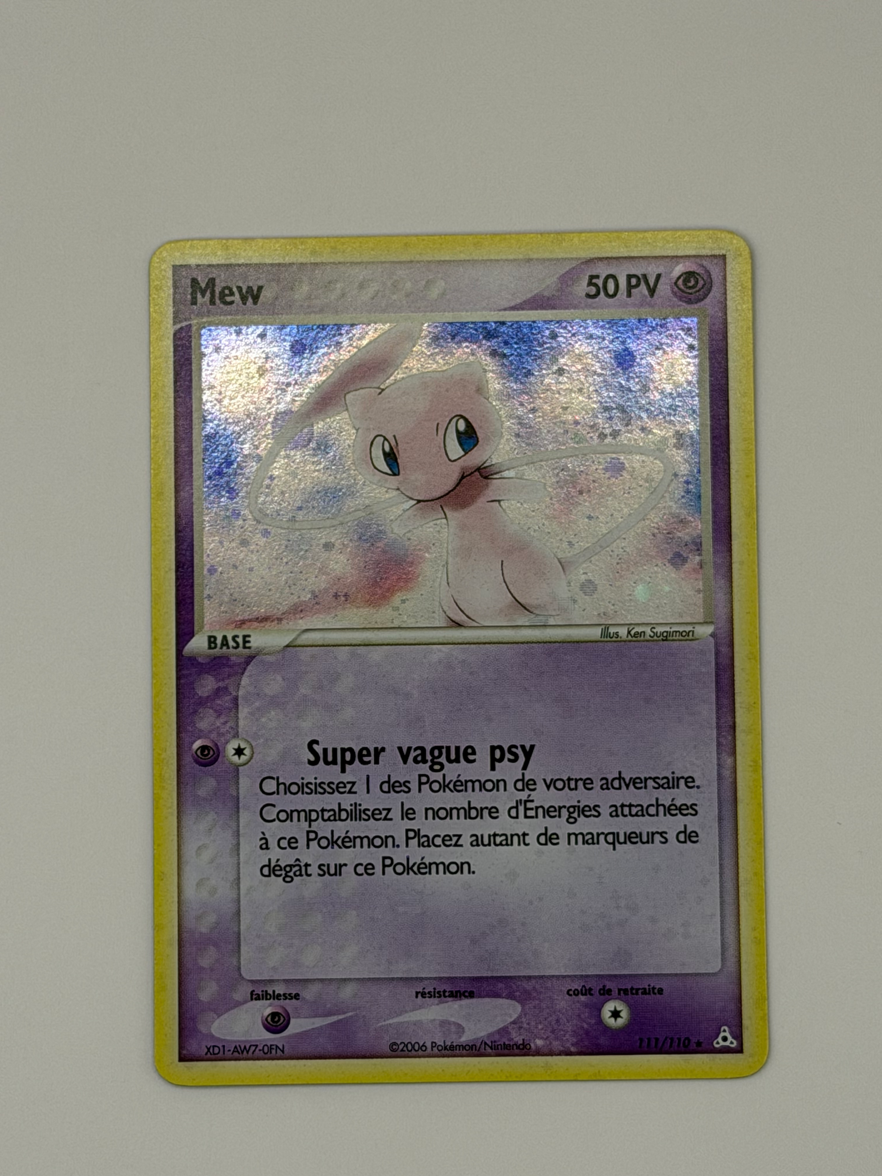 Mew Holo Fantômes Holon 111/110 