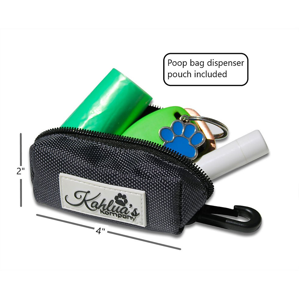 Thumbnail: Hands-Free Dog Leash + Poop Bag Holder