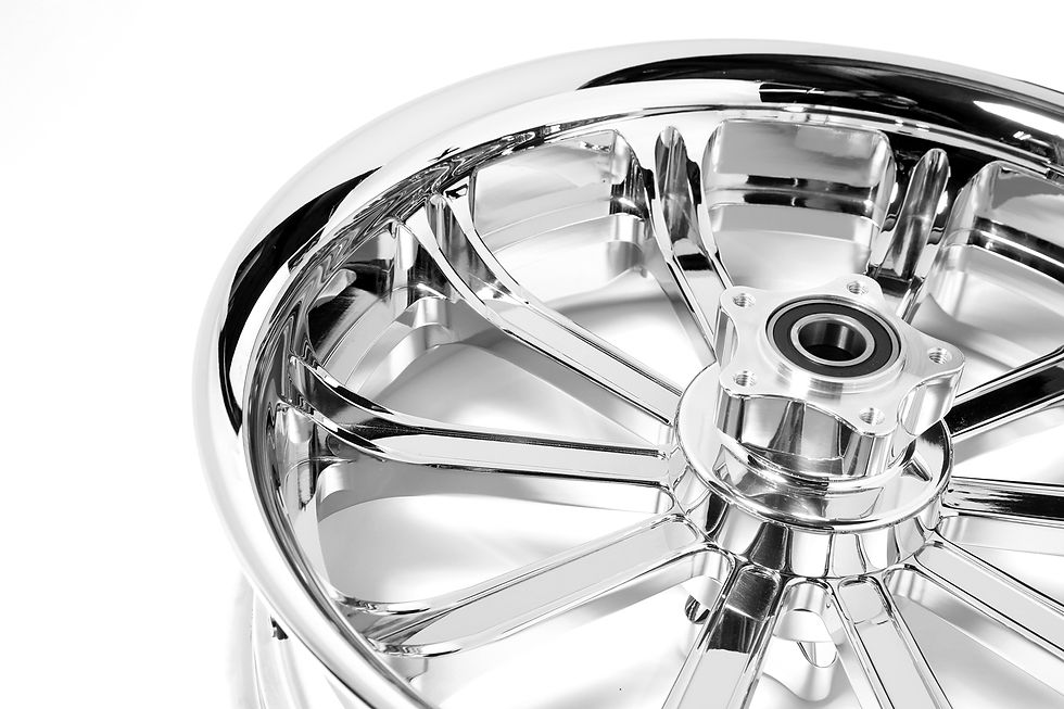 Thumbnail: Fat Front Chrome Poker Wheel