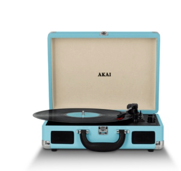 Thumbnail: Suitcase Turntable Speaker with Bluetooth