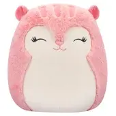 Original Squishmallows Fuzz-A-Mallows 30cm Amina the Pink Squirrel Soft Toy