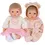 Thumbnail: Tiny Treasures Baby Doll Teddy Bumper Outfit Set
