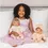 Thumbnail: Tiny Treasures Baby Doll Teddy Bumper Outfit Set