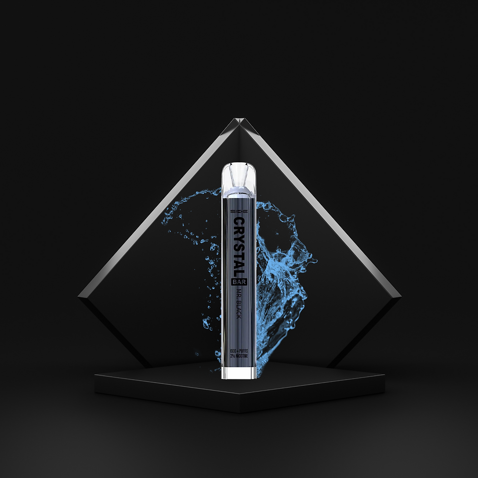 Crystal SKE Vape 600 Puff 20 Mg Disposable Vape - Mr black
