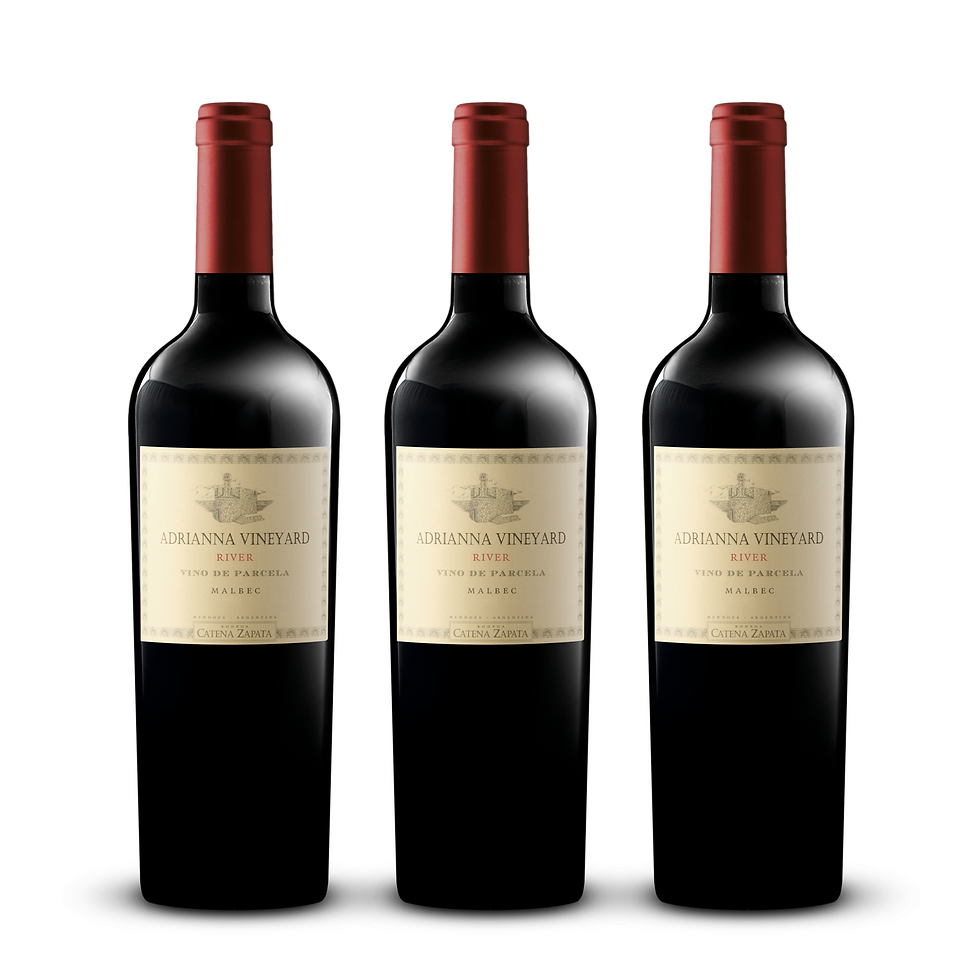 C. Z. Adrianna River · Malbec, 3 botellas