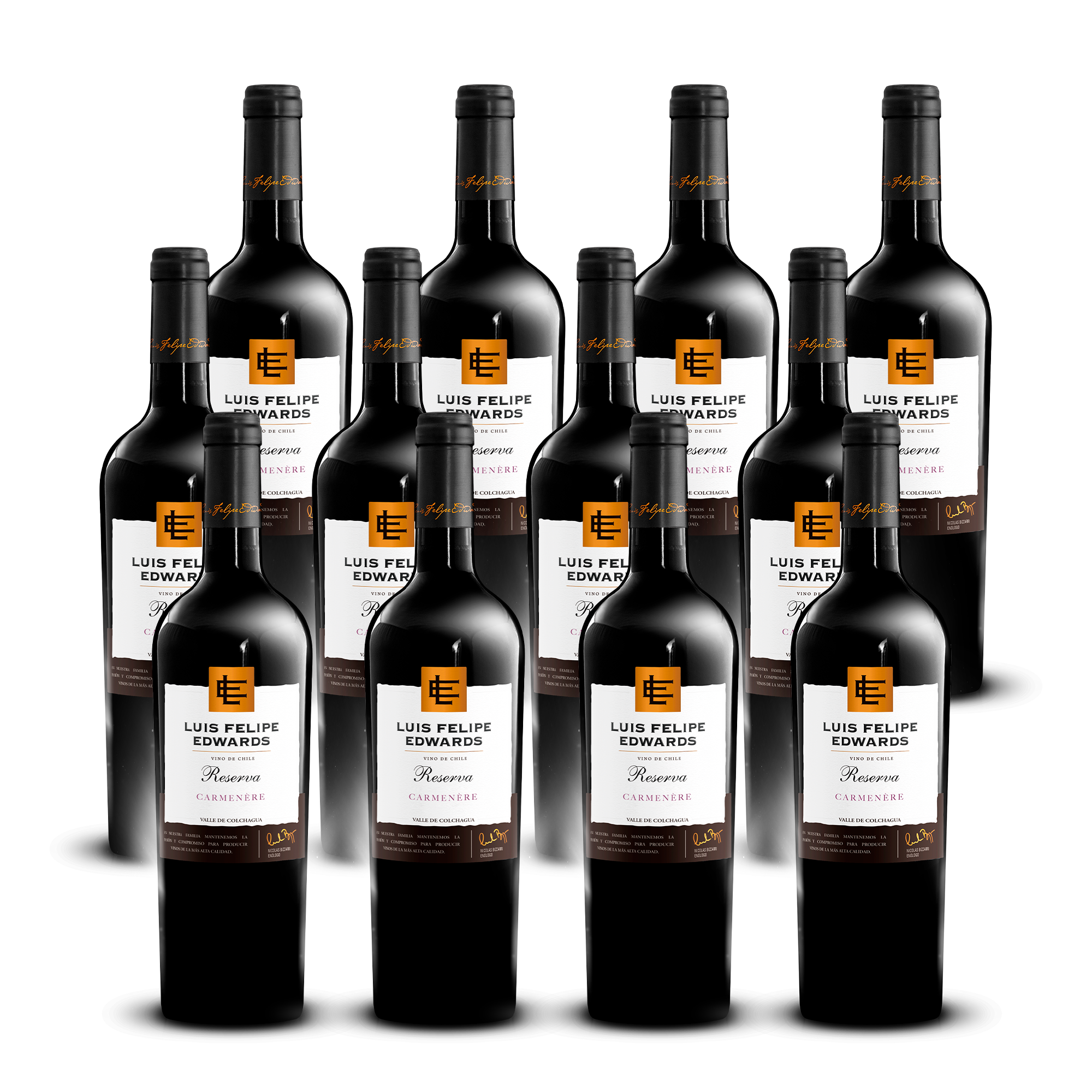 LFE Reserva · Carmenere, 12 botellas