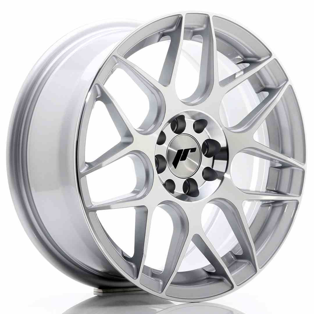 JAPAN RACING JR18 16X7 4/100|4/114.3 ET35 CB73.1 SILVER & POLISHED (20)