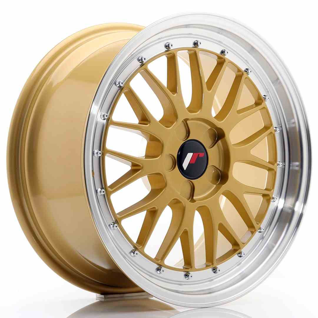 JAPAN RACING JR23 18X8.5 BLANK ETXX CB74.1 GOLD & POLISHED (20)