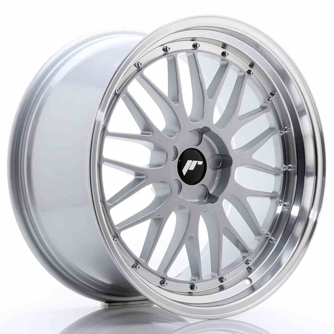JAPAN RACING JR23 20X10 5/120 ET38 CB72.6 SILVER & POLISHED (3)