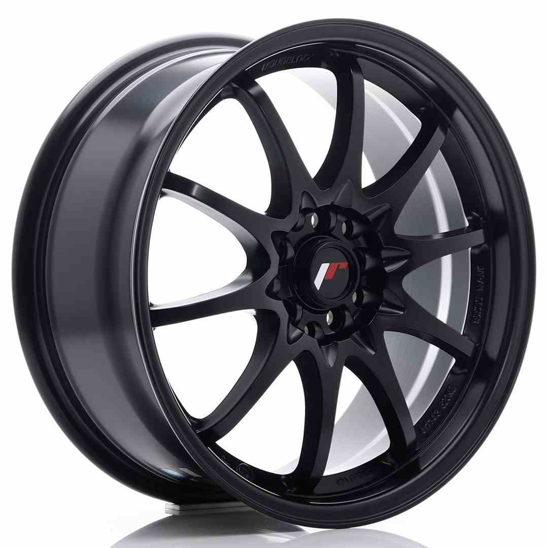 JAPAN RACING JR5 17X7.5 4/100|4/114.3 ET35 CB73.1 BLACK (20)