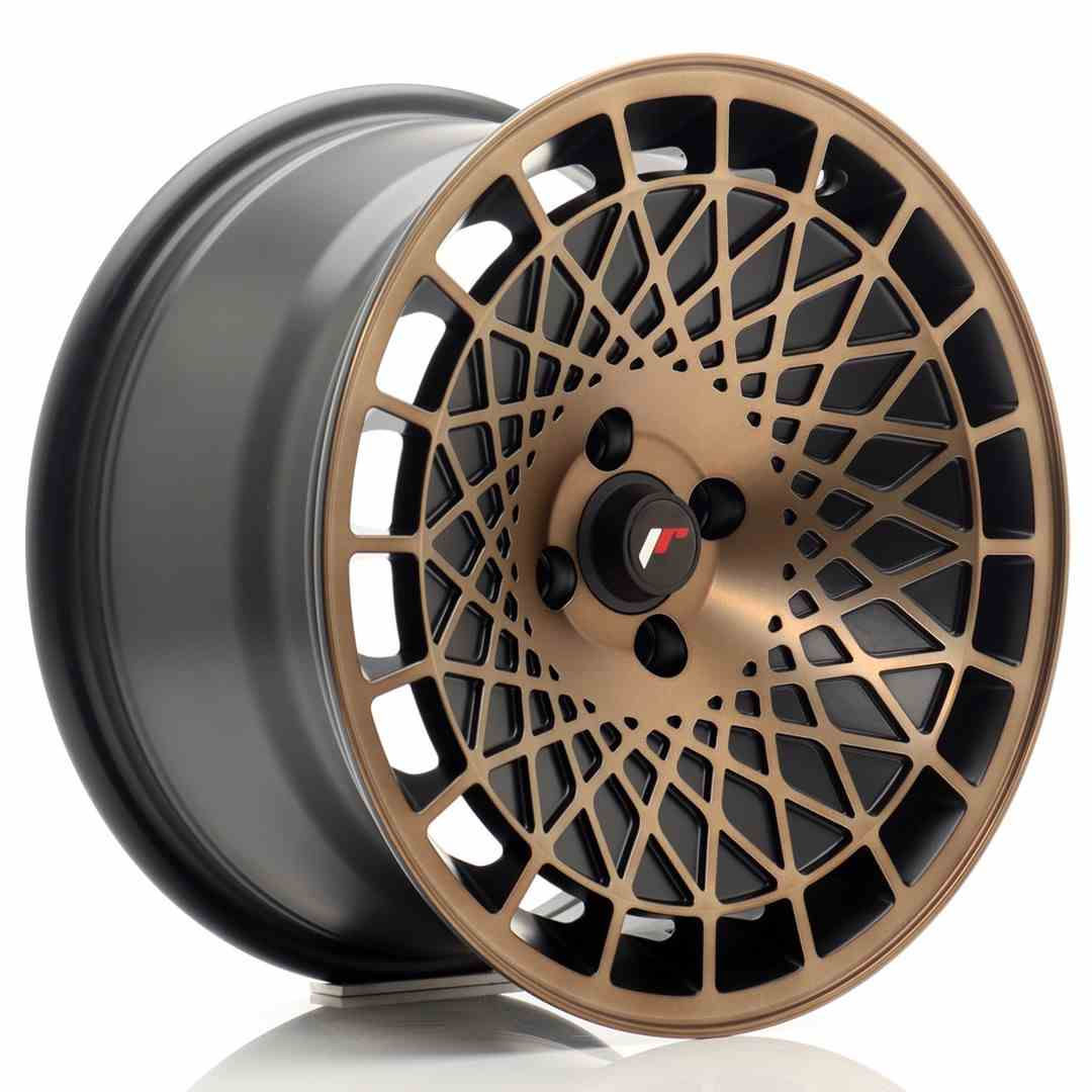 JAPAN RACING JR14 16X8 4/100 ET15 CB74.1 BLACK & BRONZE (20)