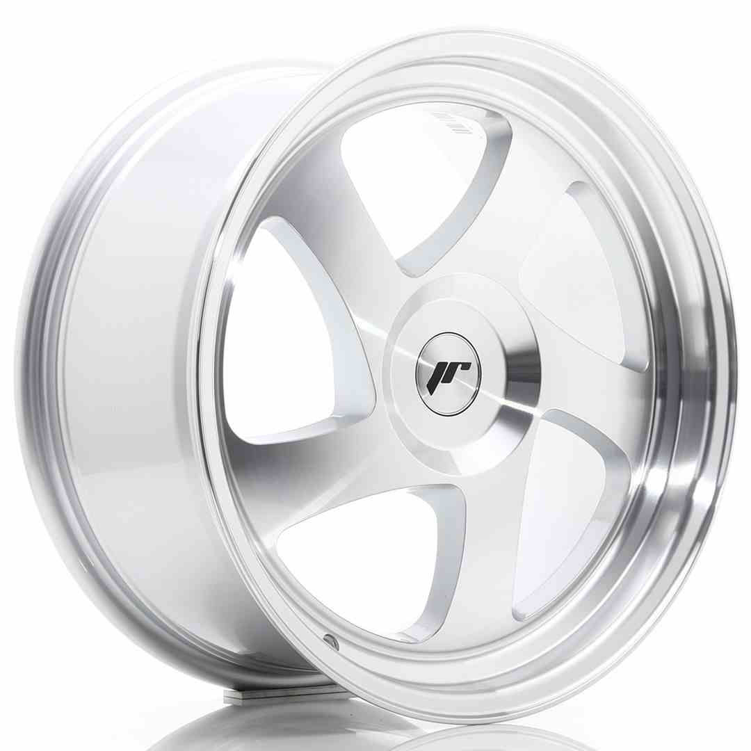 JAPAN RACING JR15 18X8.5 BLANK ETXX CB74.1 SILVER & POLISHED (20)