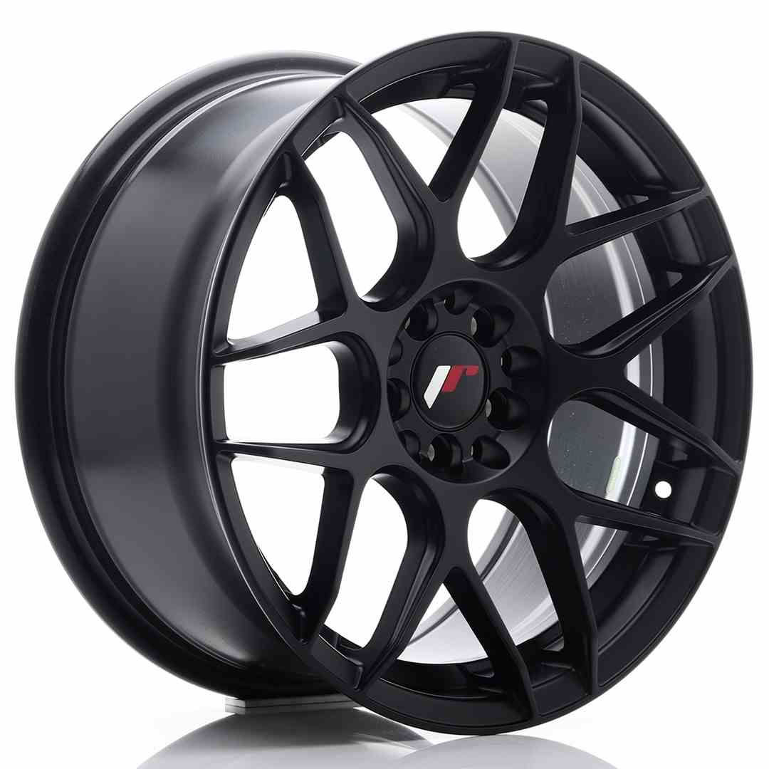 JAPAN RACING JR18 17X8 4/100|4/114.3 ET35 CB73.1 BLACK (1)