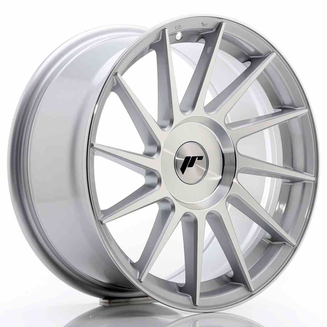 JAPAN RACING JR22 17X8 BLANK ETXX CB73.1 SILVER & POLISHED (20)