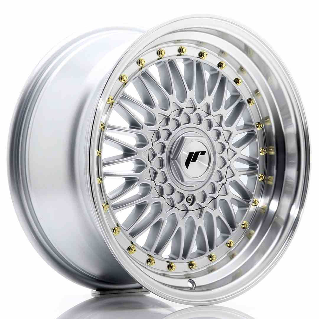JAPAN RACING JR9 17X8.5 5/112|5/120 ET35 CB74.1 SILVER & POLISHED (20)