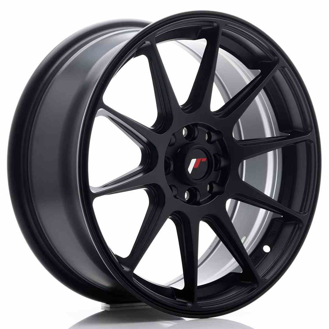 JAPAN RACING JR11 17X7.25 5/100|5/108 ET35 CB73.1 BLACK (20)