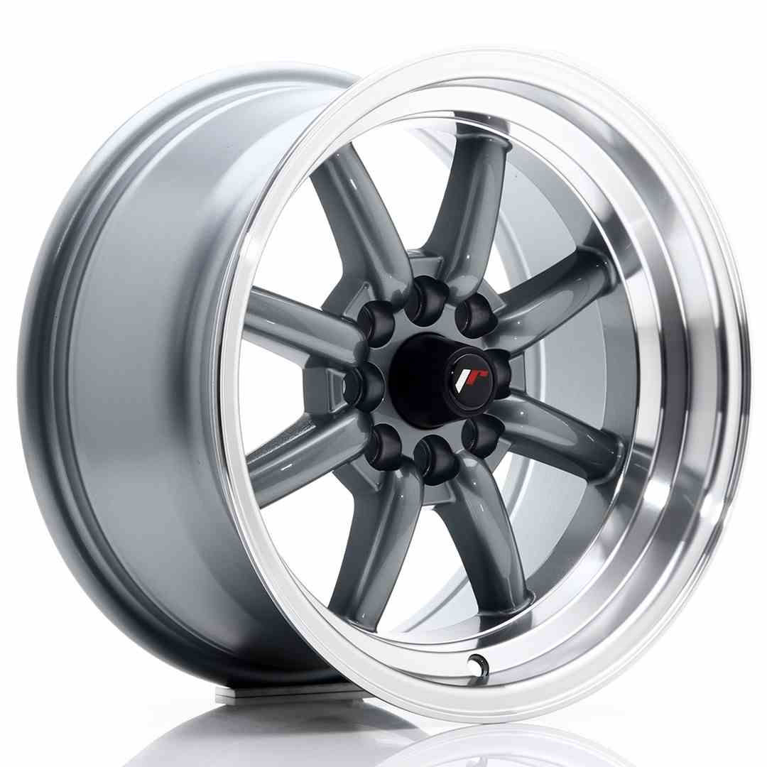 JAPAN RACING JR19 15X8 4/100|4/114.3 ETXX CB73.1 GUNMETAL (20)