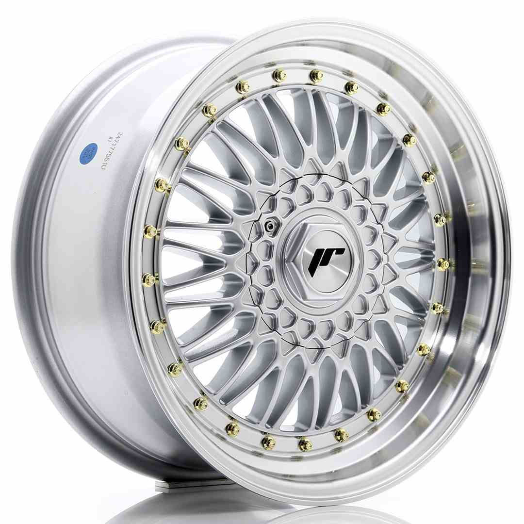 JAPAN RACING JR9 17X7.5 BLANK ET35 CB74.1 SILVER & POLISHED (20)