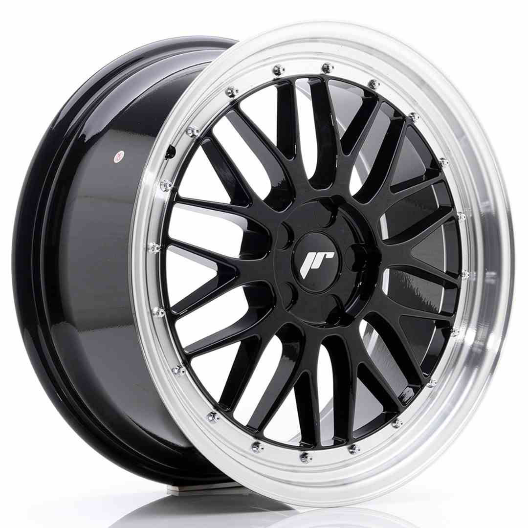 JAPAN RACING JR23 19X8.5 BLANK ETXX CB74.1 BLACK & POLISHED (10)