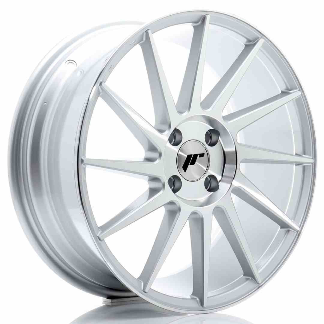 JAPAN RACING JR22 18X7.5 4/108 ET35 CB65.1 SILVER & POLISHED (20)