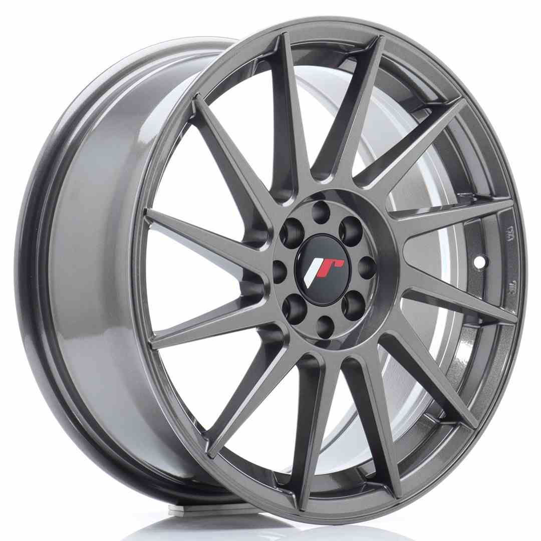 JAPAN RACING JR22 17X7 4/100|4/114.3 ET35 CB73.1 GREY (20)