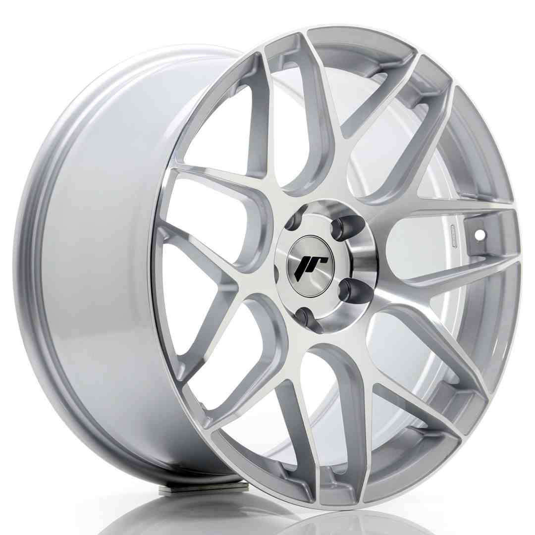 JAPAN RACING JR18 19X9.5 5/120 ET35 CB74.1 SILVER & POLISHED (20)