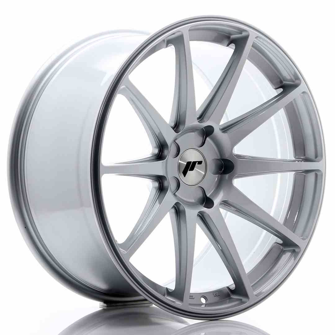 JAPAN RACING JR11 20X10 BLANK ETXX CB74.1 SILVER (20)