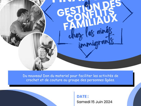 Santé financière et gestion des conflits familiaux chez les ainés immigrants