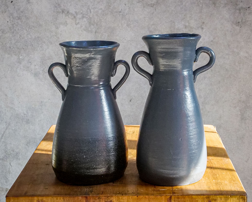 Thumbnail: Modern Handpainted Gradient Cylindrical Jugs