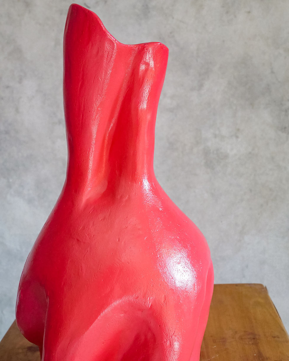 Thumbnail: Wind Abstract Pink Decorative Art Piece